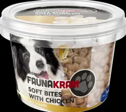 Faunakram Hundesnacks Kylling soft 200 g| Hundefoder, Kattemad Og Godbidder