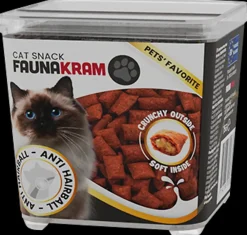 Faunakram Kattesnacks Anti-hårbolle 75 g| Hundefoder, Kattemad Og Godbidder