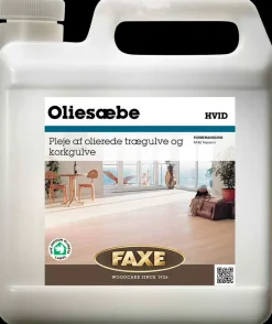 Faxe Oliesæbe 2,5 liter - Hvid| Træbeskyttelse Og -Olie