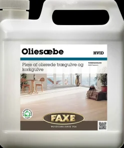 Faxe Oliesæbe 1 liter - Hvid| Træbeskyttelse Og -Olie