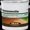 Faxe Terrasseolie Gylden - 2,5 liter| Træbeskyttelse Og -Olie