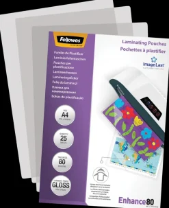 Fellowes Lamineringslomme A4 25-pak| Kontorartikler