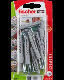 Fischer Dyvel uni UX 6 x 50 mm RSK 10-pak| Dyvler Og Plugs