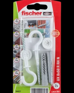 Fischer Krogdyvel uni UX 8 x 50 mm 2-pak| Dyvler Og Plugs