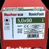 Fischer Spånskrue 5 x 90 mm TX20 200 stk.| Skruer