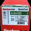 Fischer Spånskrue 6 x 120 mm TX30 100 stk.| Skruer