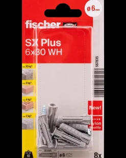 Fischer Vinkelkrog SX Plus 6 x 30 mm 8 stk.| Dyvler Og Plugs