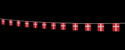 Flagguirlande 4 meter - Firkantflag| Festartikler