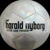 Harald Nyborg Fodbold med refleks str. 5| Fodboldmål Og Tilbehør