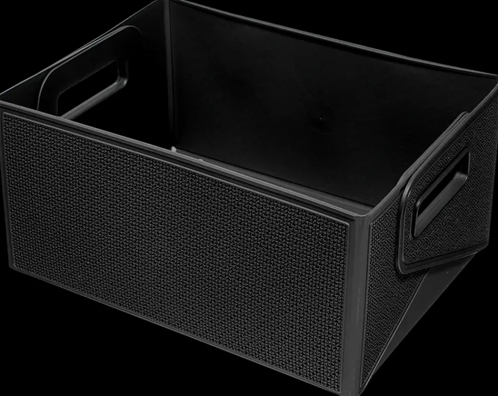 Foldekasse 33 x 23,5 x 15,5 cm sort| Opbevaringsbokse Og -Kasser
