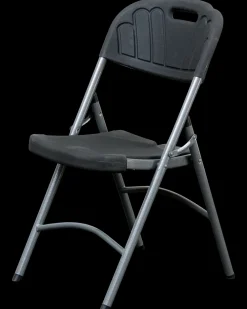 Foldestol sort kunststof| Klapstole Og -Borde|Havestole