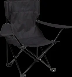 Foldestol til børn - sort| Campingmøbler