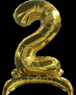 Folieballon Guld 70 cm - Nr 2| Festartikler|Nytårspynt