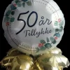 Folieballon på fod Ø35 - 50 år| Festartikler