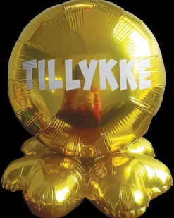 Folieballon på fod Ø35 - Tillykke| Festartikler