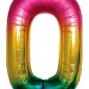 Folieballon Regnbue 86 cm - Nr 0| Festartikler