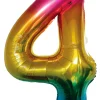 Folieballon Regnbue 86 cm - Nr 4| Festartikler