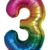 Folieballon Regnbue 86 cm - Nr 3| Festartikler