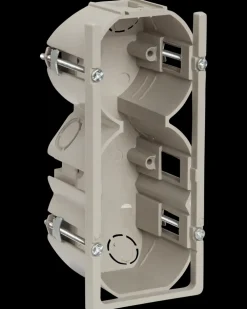 Forfradåse 2½ modul - grå| Monterings- Og Indmuringsdåser
