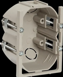 Forfradåse 1½ modul - grå| Monterings- Og Indmuringsdåser