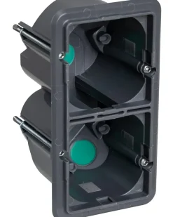 Forfradåse vindtæt 2 modul med monteringsramme| Monterings- Og Indmuringsdåser