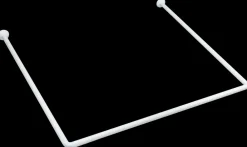 Forhængsstang U-formet| Badeværelsesartikler