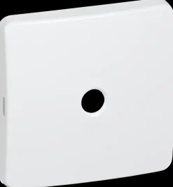 Lauritz Knudsen FUGA Dæksel Lampeudtag 45 x 45 mm 3-pol - hvid| Lampestik Og -Udtag|Dæksler Og Afdækning