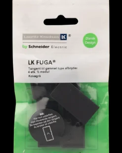 LK FUGA Tangent afbryder dobbelt 2 sæt - koksgrå| Tangenter