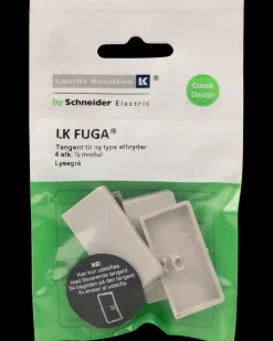 LK FUGA Tangent afbryder dobbelt 2 sæt - lysegrå| Tangenter