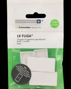 LK FUGA Tangent afbryder dobbelt 2 sæt - hvid| Tangenter