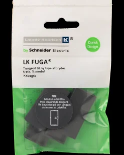 LK FUGA Tangent afbryder dobbelt 2 sæt - koksgrå| Tangenter