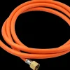 Gasslange 2 meter med forskruninger| Reserve- Og Løsdele|Gasslanger Og -Regulatorer