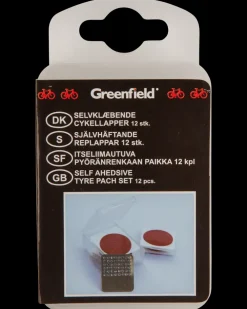 Greenfield Cykellapper selvklæbende - 12 stk.| Cykeldele Og -Reparation