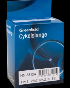 Greenfield Cykelslange FV48 26 x 2,12-2,35 selvlap| Slanger Og Ventiler