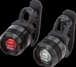 Greenfield Lygtesæt med silikonehank sort| Lygter Og Reflekser