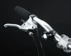 Greenfield Lygtesæt med silikonehank sort| Lygter Og Reflekser