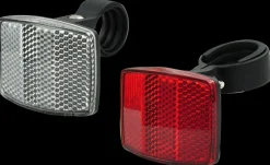 Greenfield Reflekssæt hvid/rød til cykel| Lygter Og Reflekser