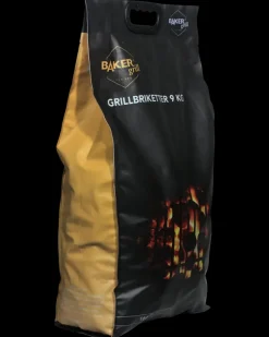 BAKERgrill Grillbriketter 9 kg| Reserve- Og Løsdele|Kul Og Briketter