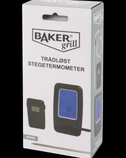 BAKERgrill Grilltermometer med modtager| Reserve- Og Løsdele|Grilltilbehør