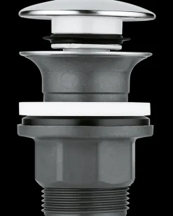 GROHE - Bundventil med push-open 1 1/4'' - krom| Vaske