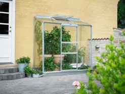 Halls Drivhus Altan 3 + glas - alu| Vægdrivhuse