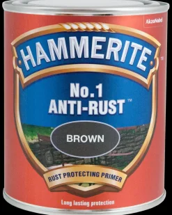 Hammerite Anti-rust Brun - 750ml| Træ- Og Metalmaling