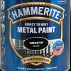 Hammerite Glat Sort - 2,5 liter| Træ- Og Metalmaling