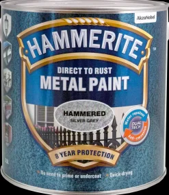 Hammerite Hammer Sølv - 2,5 liter| Træ- Og Metalmaling