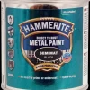 Hammerite Semimat Sort - 250 ml| Træ- Og Metalmaling