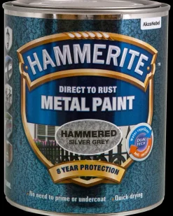 Hammerite Sølv grå - 750 ml| Træ- Og Metalmaling