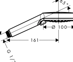 hansgrohe Crometta Vario Håndbrusersæt| Brusesæt Og -Slanger
