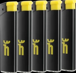 Harald Nyborg Elektronlighter 5-pak| Lightere Og Refill