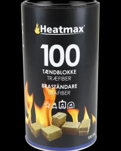 Heatmax Optænding - Optændingsblokke 100 stk.| Brændsel Og Optænding