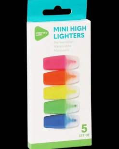 Highlighter Mini - 5 stk| Kontorartikler